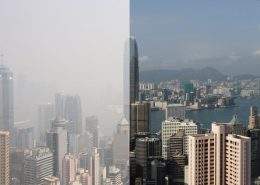 hong kong market-ev-pollution
