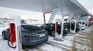Best Electric Cars-supercharger-station