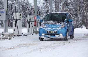 Electric Car Winter