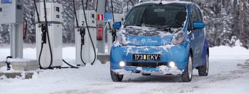 Electric Car Winter